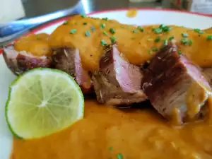 Duck Magret with an Unique Lime Sauce