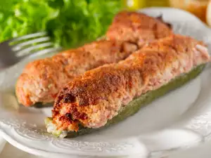 Zucchini with Cottage Cheese in the Oven