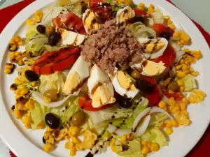 Spanish Egg Salad with Tuna