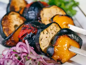 Fragrant Eggplant Skewers