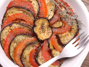 Roasted Caprese Salad with Eggplant