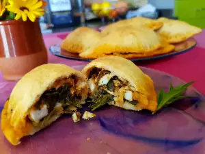 Spinach and Tomato Empanadas