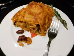 Enchilada with Chicken and Red Beans