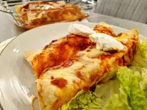 Chicken and Sour Cream Enchiladas