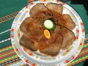 Beef Tongue with Butter in the Oven