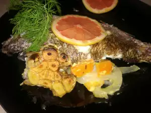 Oven-Baked Red Sea Bream with Vegetables