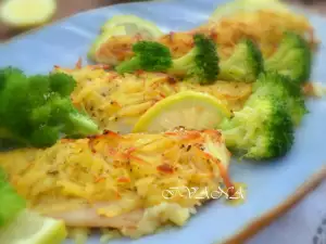 Cod Fillet with Potato Crust