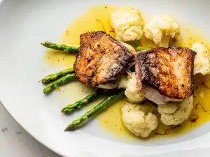 Perfect Roasted Red Snapper with Butter Sauce