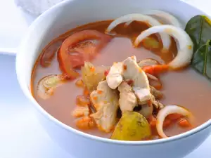 Soup with fish