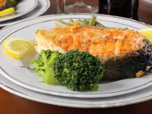 Salmon Steak in the Oven