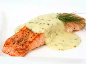 Fish Fillet with Cheese Sauce