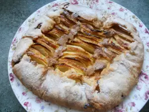 Apple Frangipane Galette