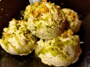 French Nougat Ice Cream with Fig Jam