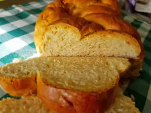 French Bread with Butter and Milk