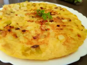 Frittata with Leeks and Potatoes