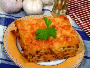 Meat and Macaroni Moussaka