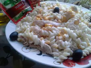 Fusilli with Chicken and Corn