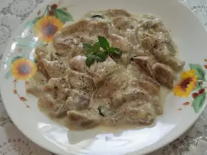 Caesar's Mushrooms with Butter and Cream