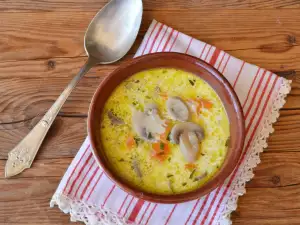 Button Mushroom Soup