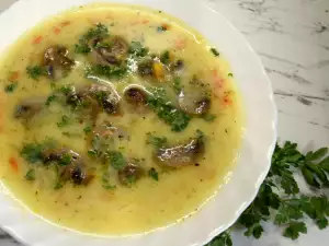 Field Mushroom Soup with Thickener