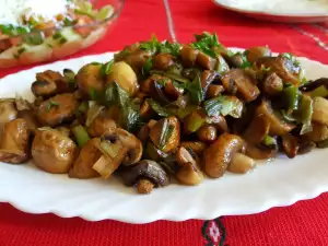 Mushroom Ragout with Green Onions