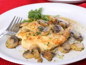 Chicken Steaks with Mushrooms