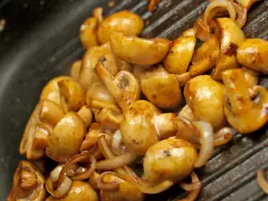 Fairy Ring Mushrooms in Butter