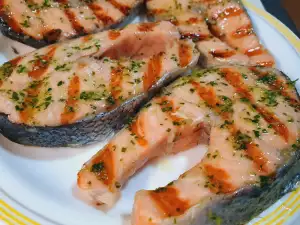 Grilled Garlic Salmon