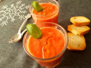 Summer Gazpacho with Watermelon