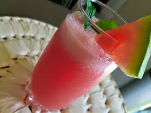 Sparkling Summer Drink with Watermelon