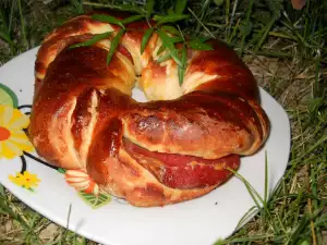 Appetizing Bagels with Lukanka Salami