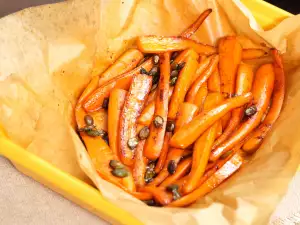 Glazed Carrots with Pumpkin Seeds