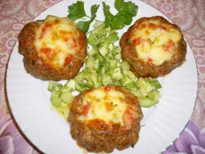 Tasty Birds' Nests with Zucchini and Cheese