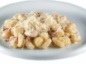 Gnocchi with Fontina and Pancetta