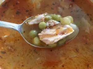 Chicken and Peas Soup