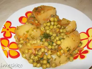 Peas with Potatoes