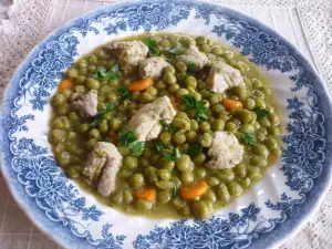 Peas, Carrots and Pork Stew