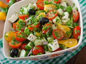 Greek Salad with Kalamata Olives