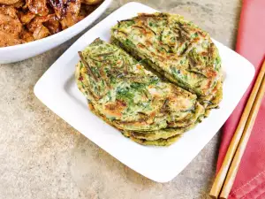 American Pancakes with Zucchini