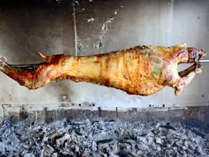 Spit Roast Lamb