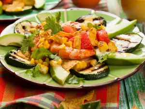 Italian Avocado and Zucchini Salad