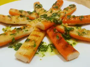 Quick Grilled Crab Sticks Appetizer