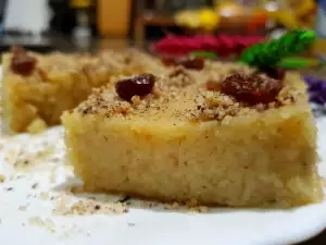 My Semolina Halva with Tahini 2 in 1