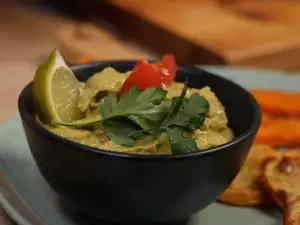 Guacamole with Roasted Vegetables