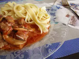 Pork Goulash with Mushrooms