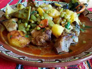 Pork and Vegetable Güveç in a Clay Pot