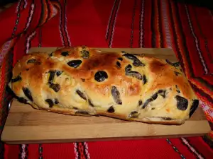 Bread with Black Olives