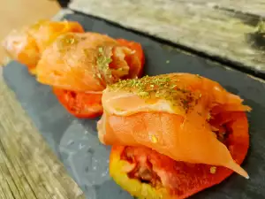 Homemade Marinated Salmon Rolls