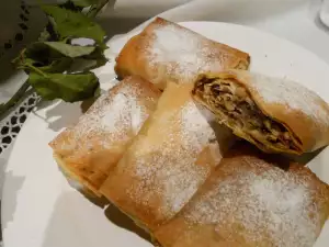 Crispy Dry Baklava with Tahini