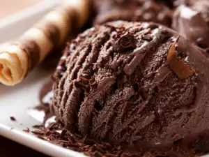 Chocolate Ice Cream with Coconut Milk